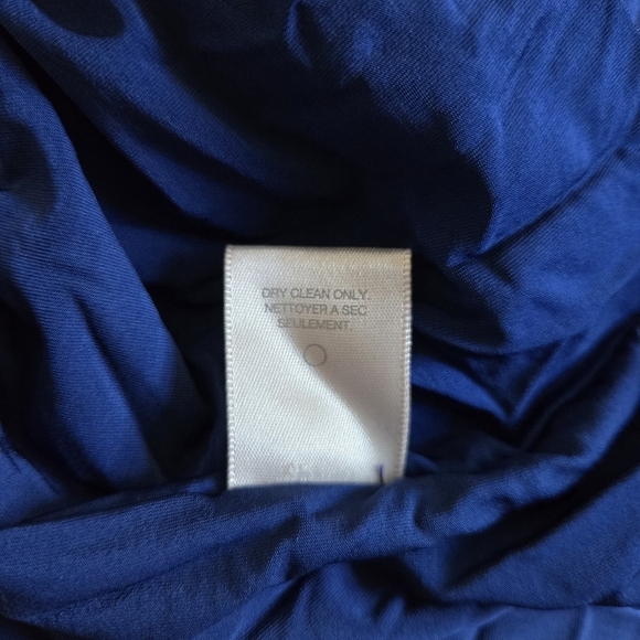 New Jason Wu Collection Sapphire Blue Draped Midi Dress 12 US NWT MSRP $1695.00 - Picture 15 of 15